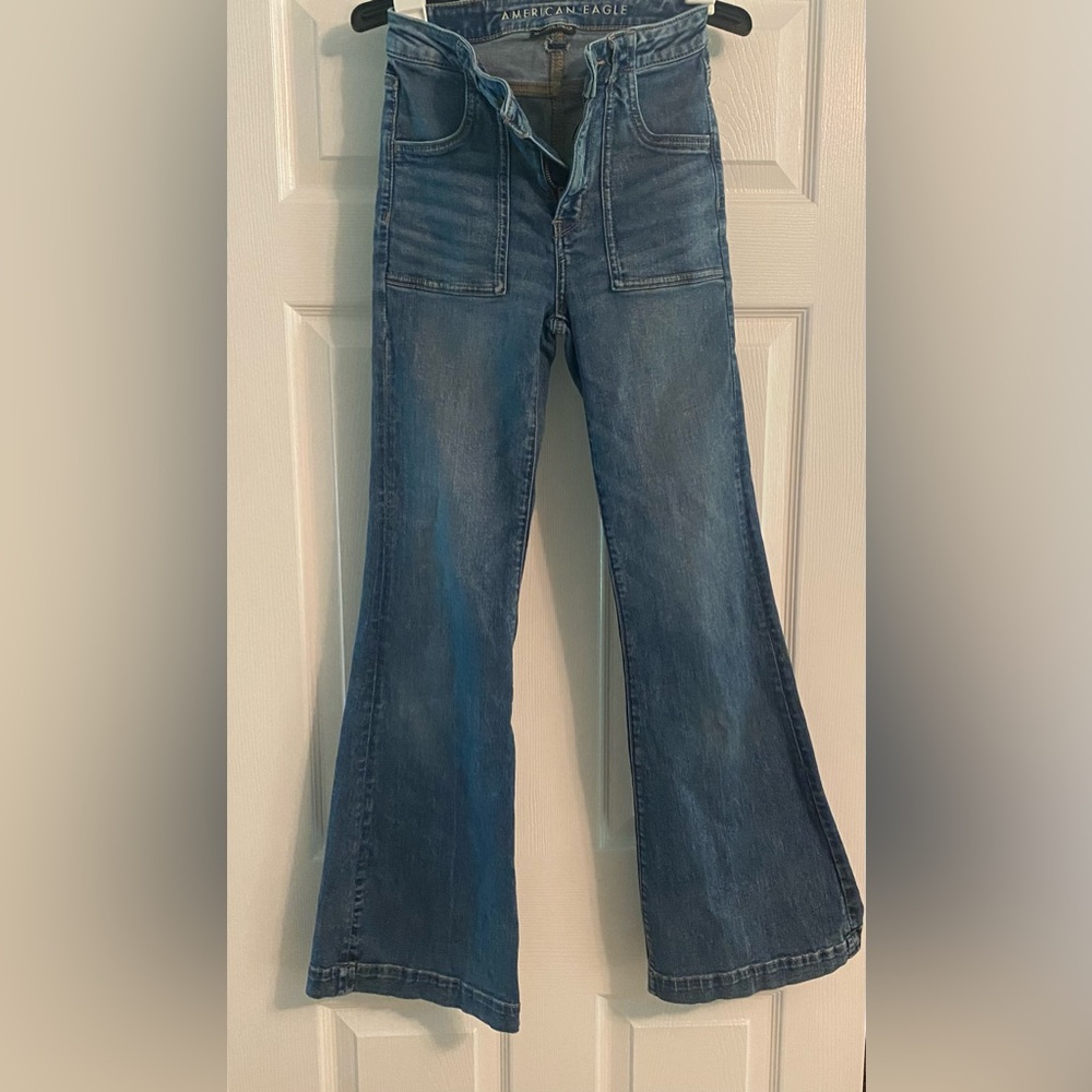 American Eagle Outfitters Women's Denim Flare Jeans